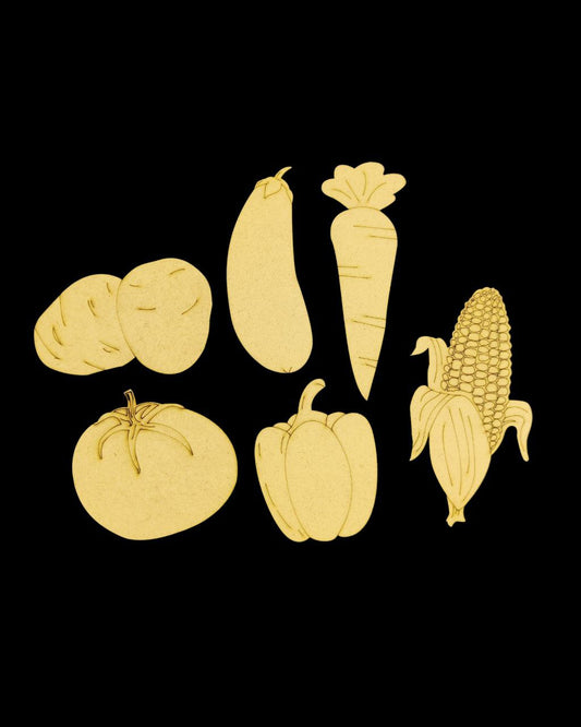 Yummy Vegetables (Premarked Painting Bases MDF)