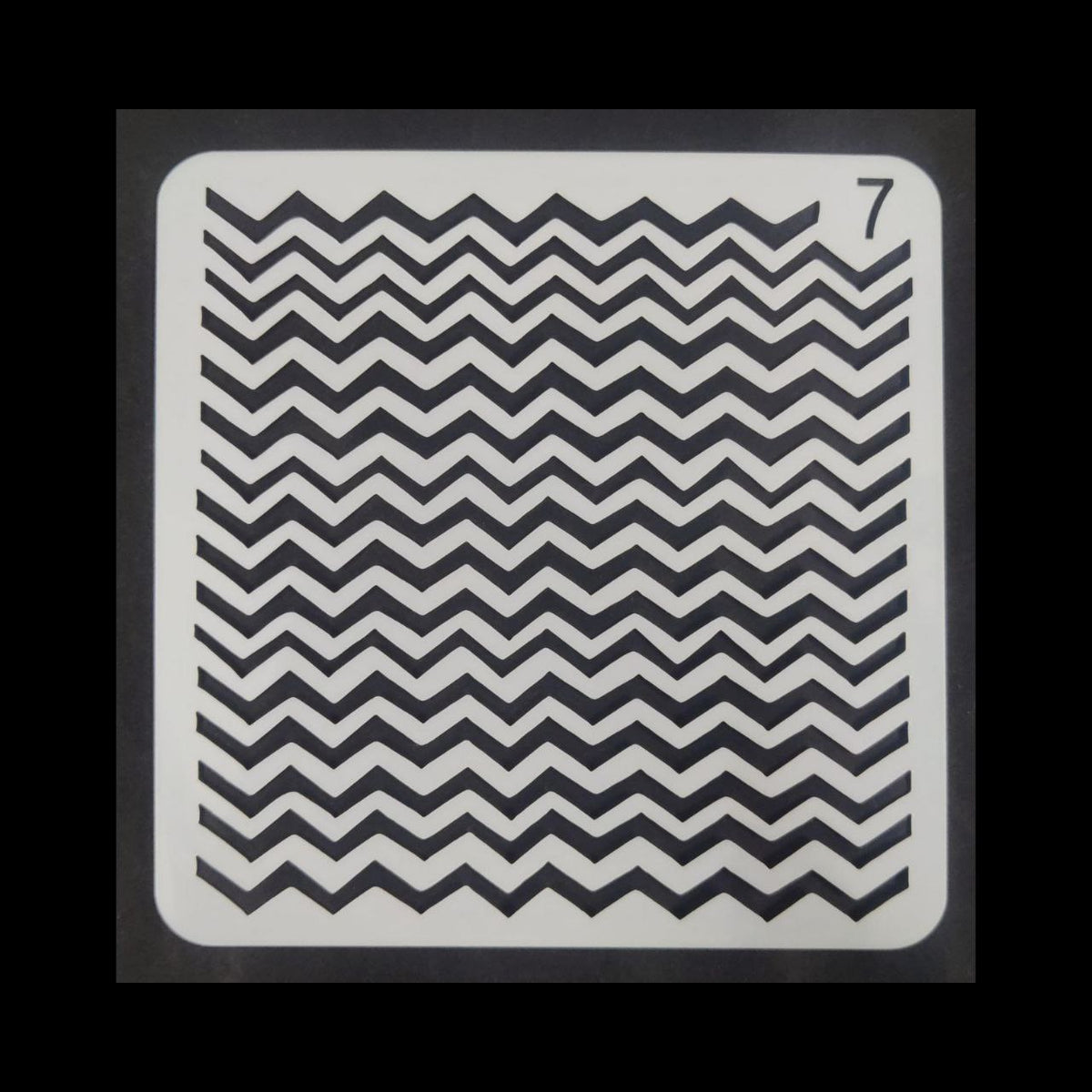Zig Zag Waves - 5x5 Stencil