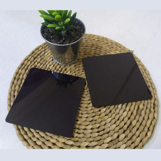Coaster Black ( Acrylic Coaster )