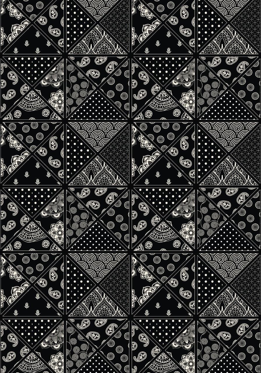 B/W Tiles  ( Instant Transfer Sheets )