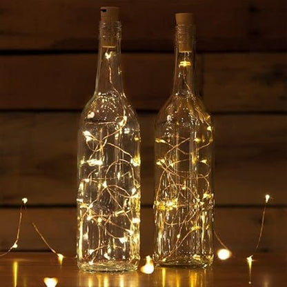 LED Cork Light | Fairy Light | LED String Light | Wine Bottle LED Light | Pack of 2