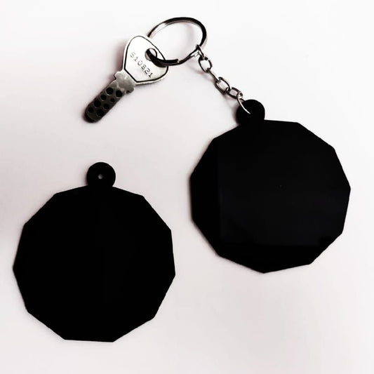 11 sided ( Acrylic Keychain Base )