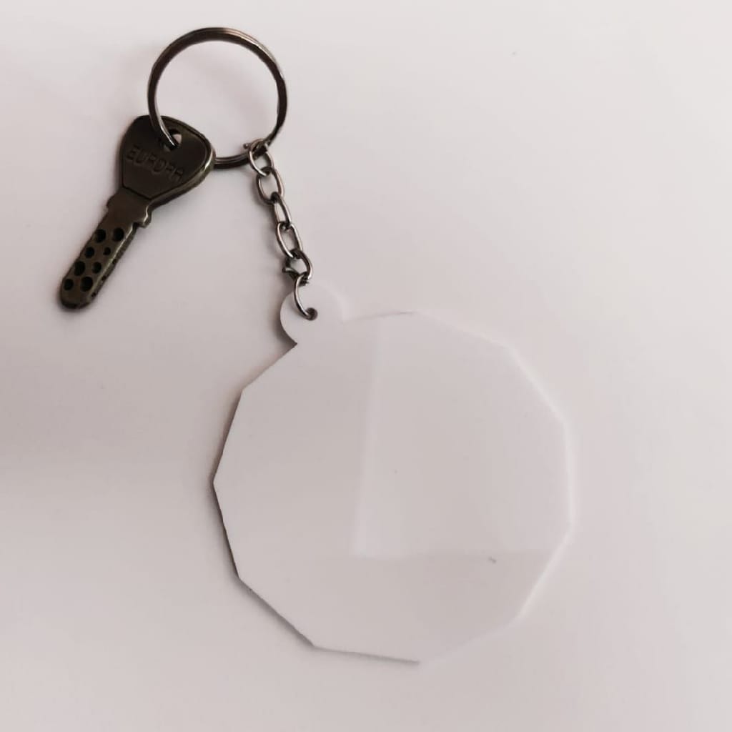 11 sided ( Acrylic Keychain Base )