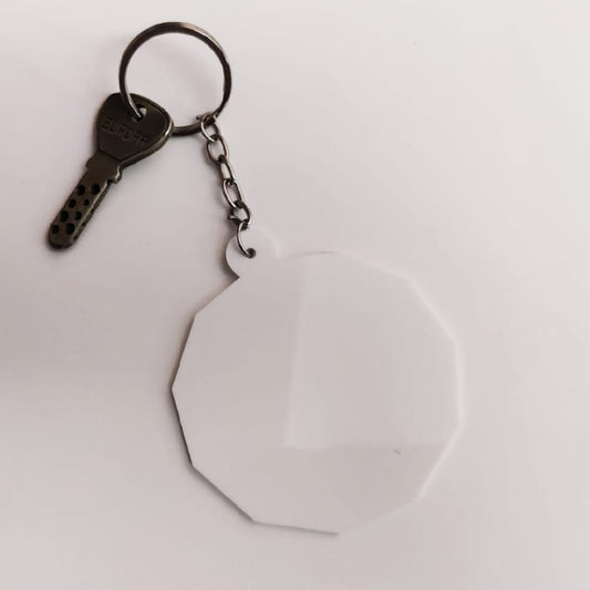 11 sided ( Acrylic Keychain Base )