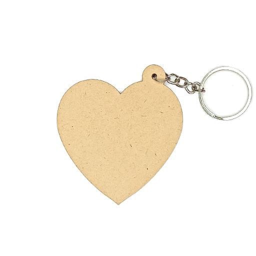 Heart ( MDF - Keychain Base )