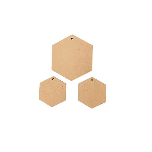 Hexagon Earrings