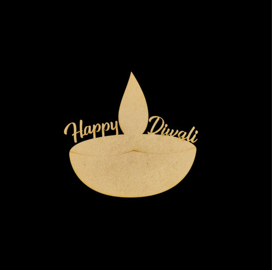 Diya - Happy Diwali Tags ( MDF Diwali collections )