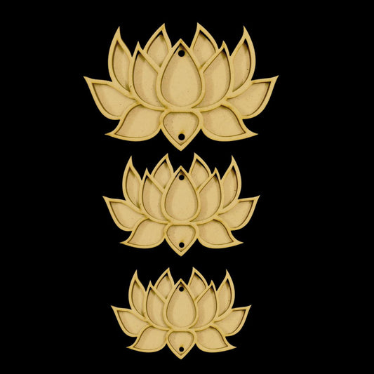 Lotus Danglers ( MDF Diwali collections )