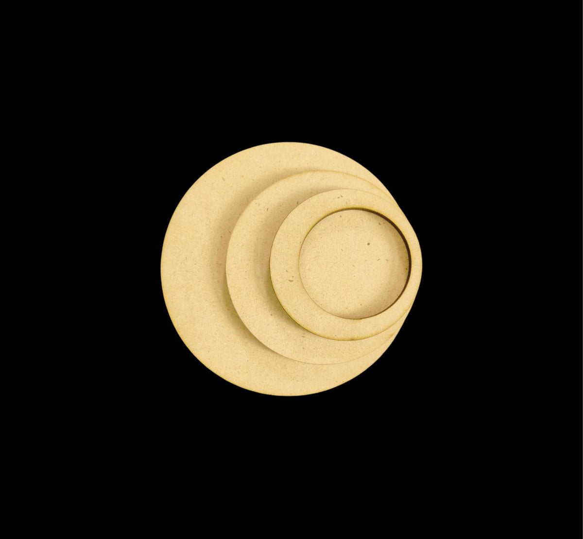 Disc shapes - MDF tealight holder ( Diwali / Festive collection )