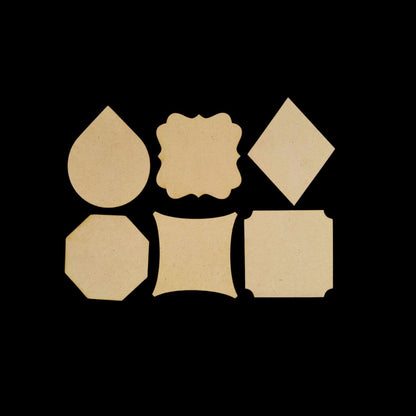 Square Pointed Coaster (MDF Blank)