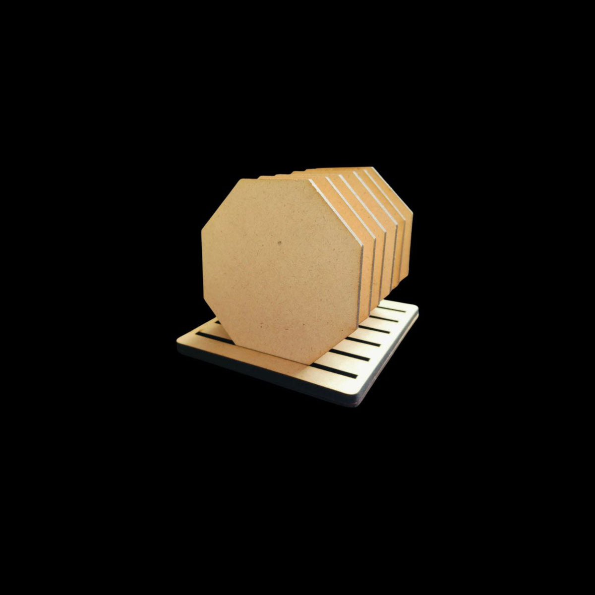 Square Pointed Coaster (MDF Blank)