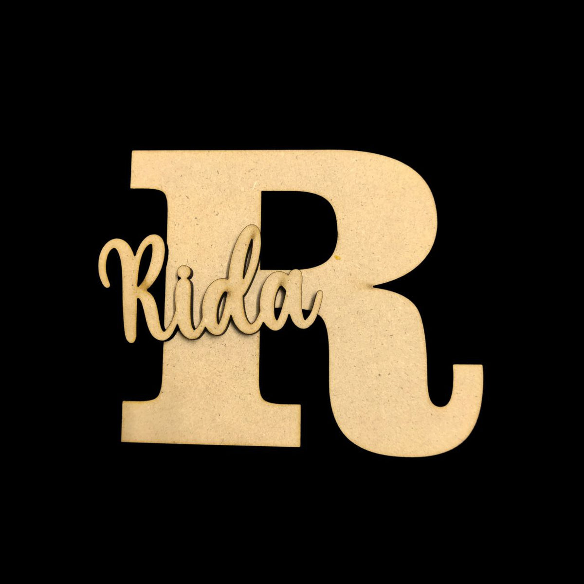 Mini Monogram With Name ( MDF ) Personalised