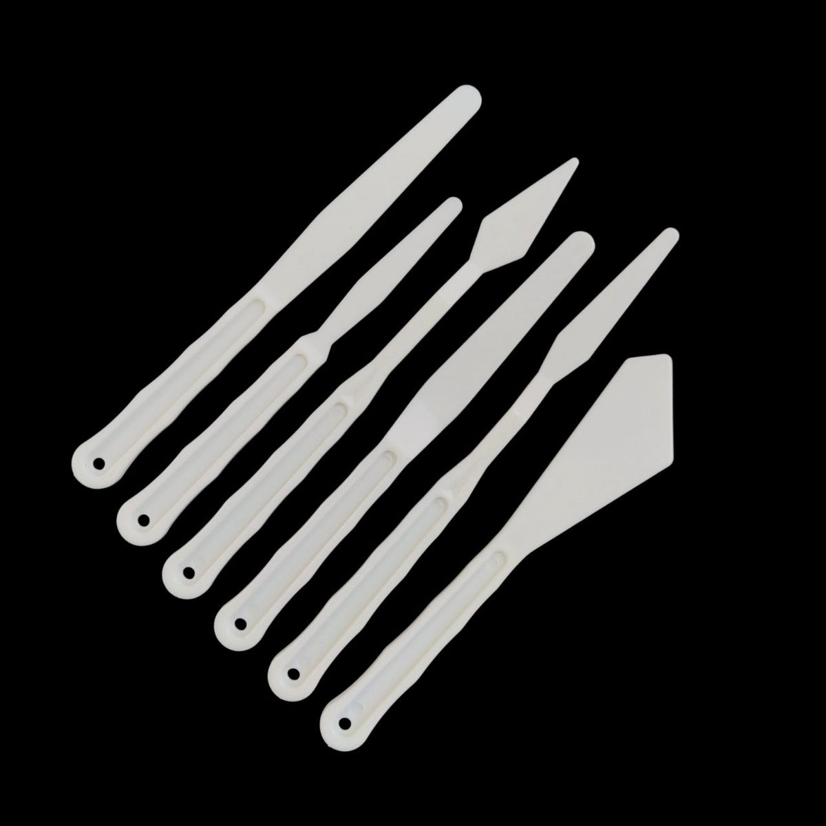 Plastic Palette Knife - set of 6 ( Crafting Tools )
