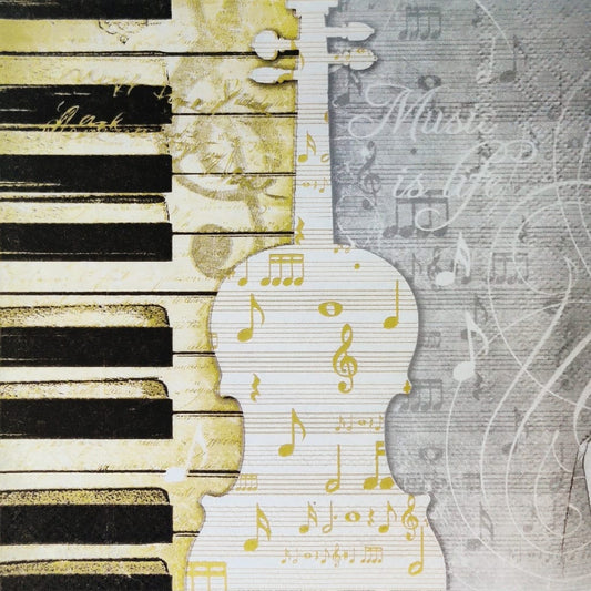Piano Guitar ( German Napkins Tissues )
