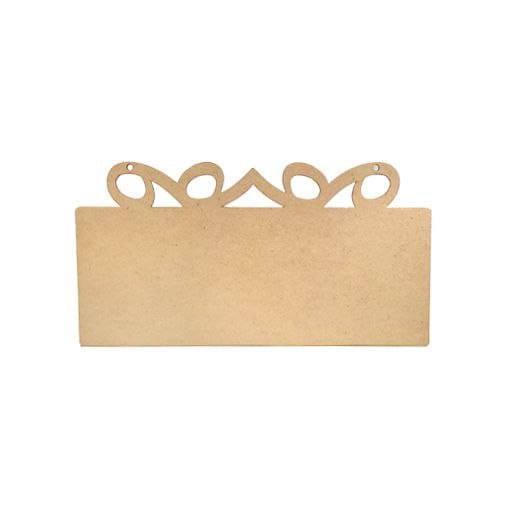 Bow Rectangular ( MDF Name Plates )