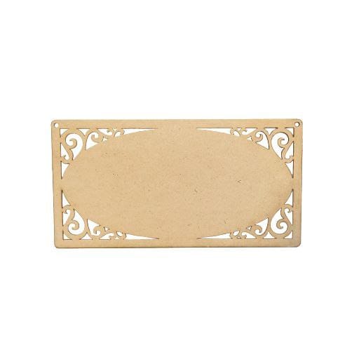 Rectangular design ( MDF name plates )