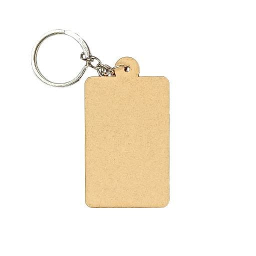 Rectangle ( MDF - Keychain Base )