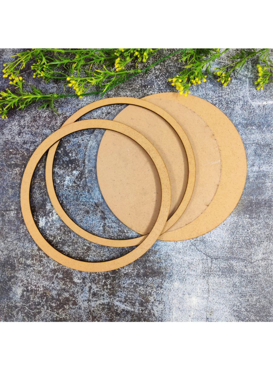 Round ( MDF - Tray/Platter/Wall Decor ) with Acrylic