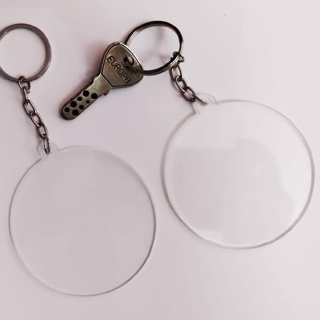Round ( Acrylic Keychain Base )
