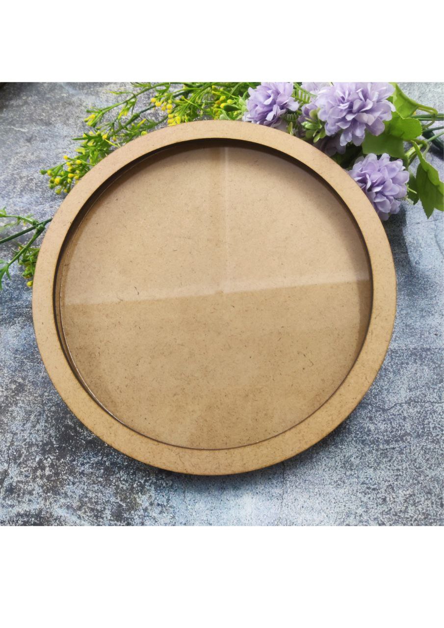 Round ( MDF - Tray/Platter/Wall Decor ) with Acrylic