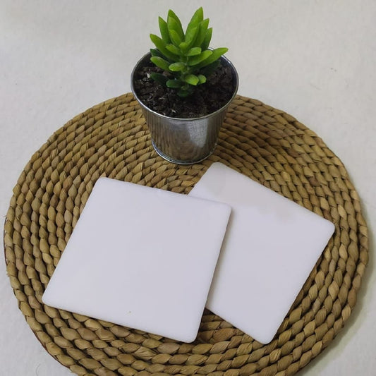 Coaster white ( Acrylic Coaster )