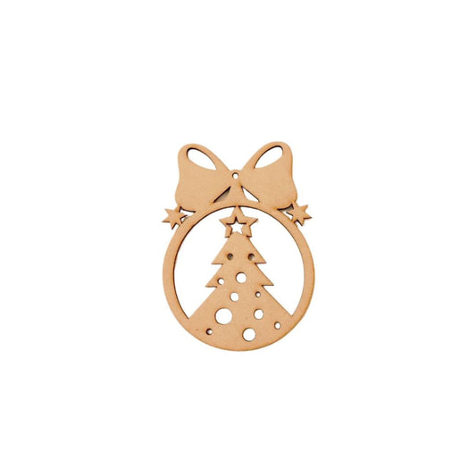 Tree in Ball ( MDF - Christmas Ornaments )
