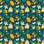 Lemon n flowers ( Decoupage papers )