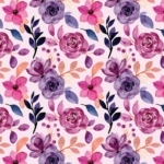 Pink n Purple Aquarelle ( Decoupage Papers )