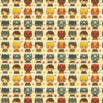 Superhero - Seamless Pattern (Decoupage Paper)